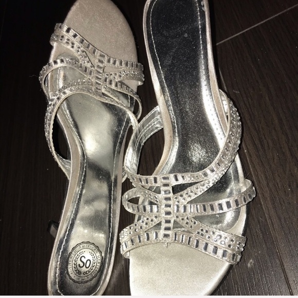 Rhinestone Kitten Heels - Picture 3 of 3